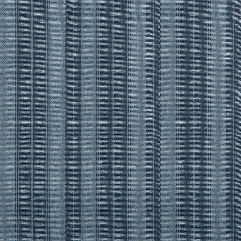 Frisco Stripe Navy - Navy Wallcovering | Thibaut