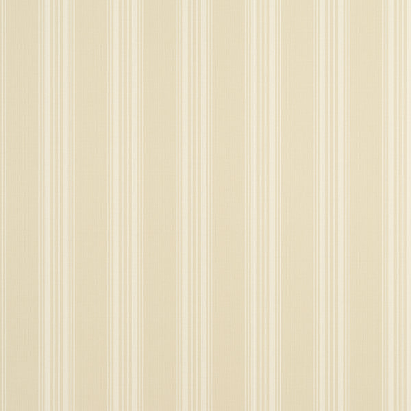 Scarlet Stripe Buttercream - Beige Wallcovering | Thibaut