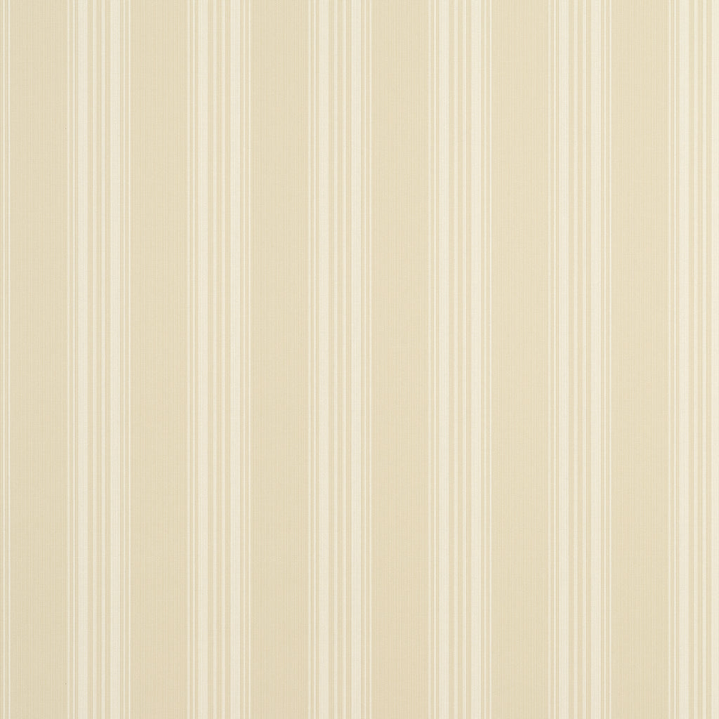 Scarlet Stripe Buttercream - Beige Wallcovering | Thibaut