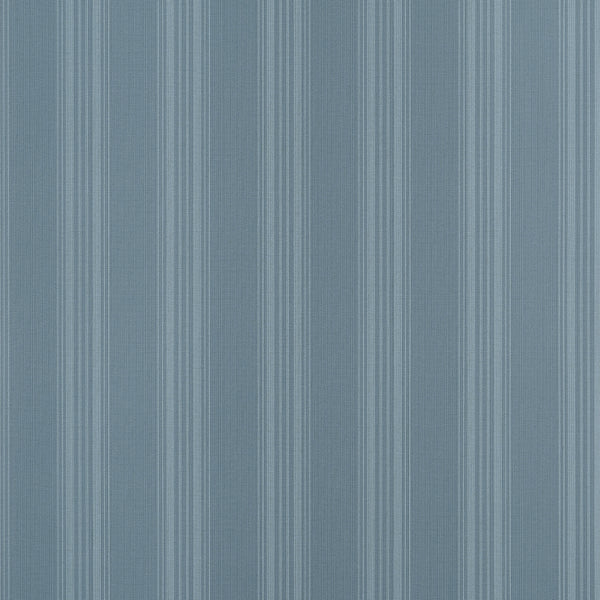Scarlet Stripe Slate Blue - Steel Blue Wallcovering | Thibaut