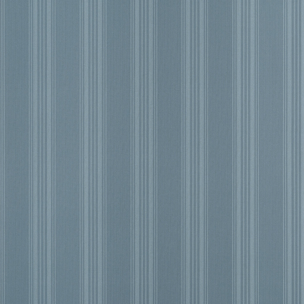 Scarlet Stripe Slate Blue - Steel Blue Wallcovering | Thibaut