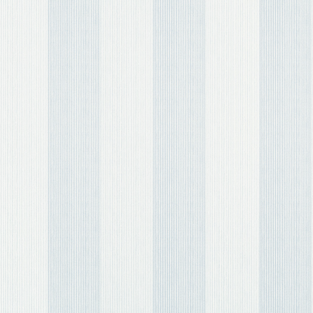 Evan Stripe Powder Blue - Blue Wallcovering | Thibaut