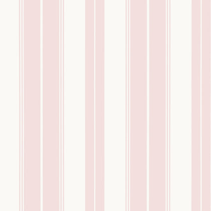 Norfolk Stripe Pink - Pink Wallcovering | Thibaut
