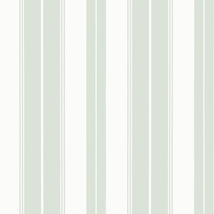 Norfolk Stripe Willow - Willow Wallcovering | Thibaut