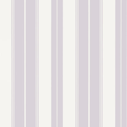 Norfolk Stripe Lilac - Lilac Wallcovering | Thibaut
