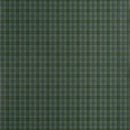 Huntley Plaid Dark Green - Green Wallcovering | Thibaut