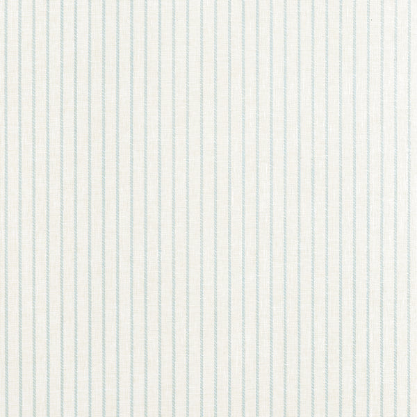 Ryker Stripe Cream and Robin's Egg - Egg Wallcovering | Thibaut