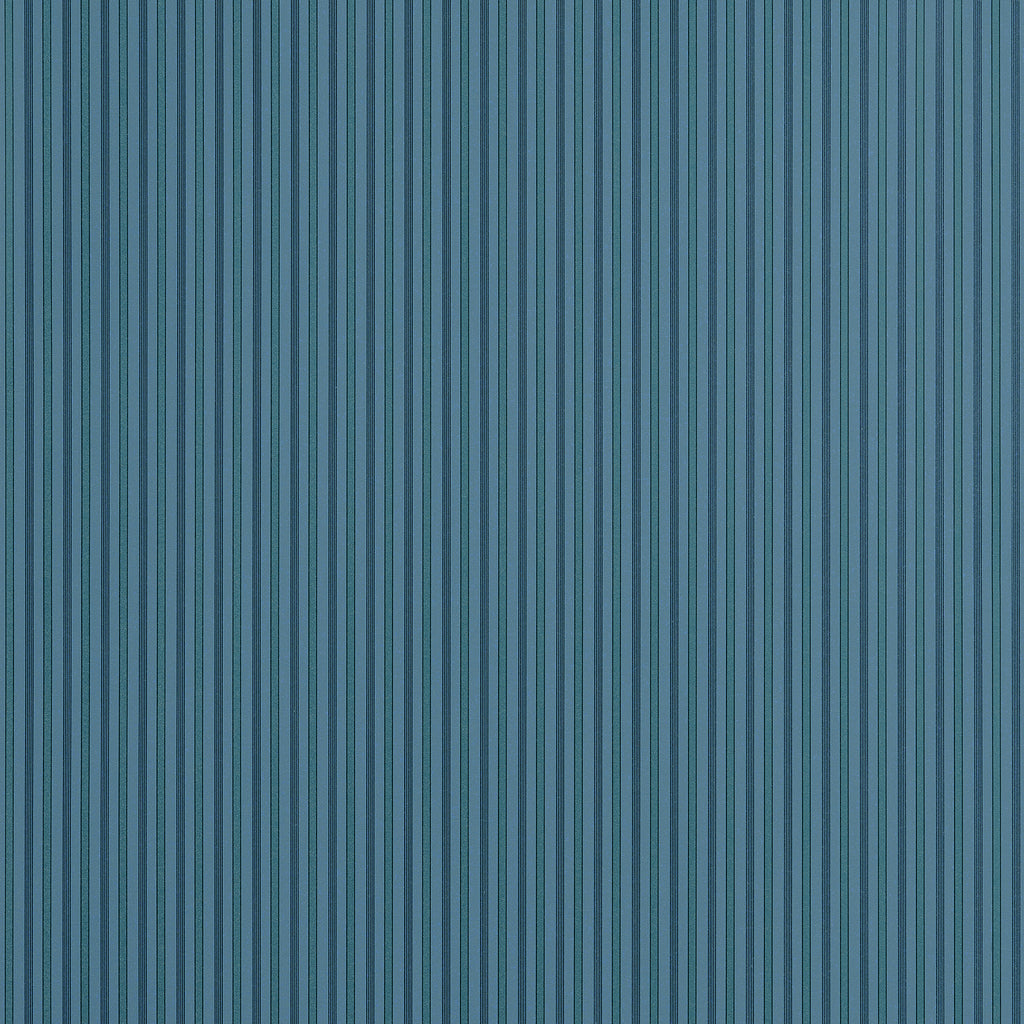 Conner Stripe Peacock Blue - Blue Wallcovering | Thibaut