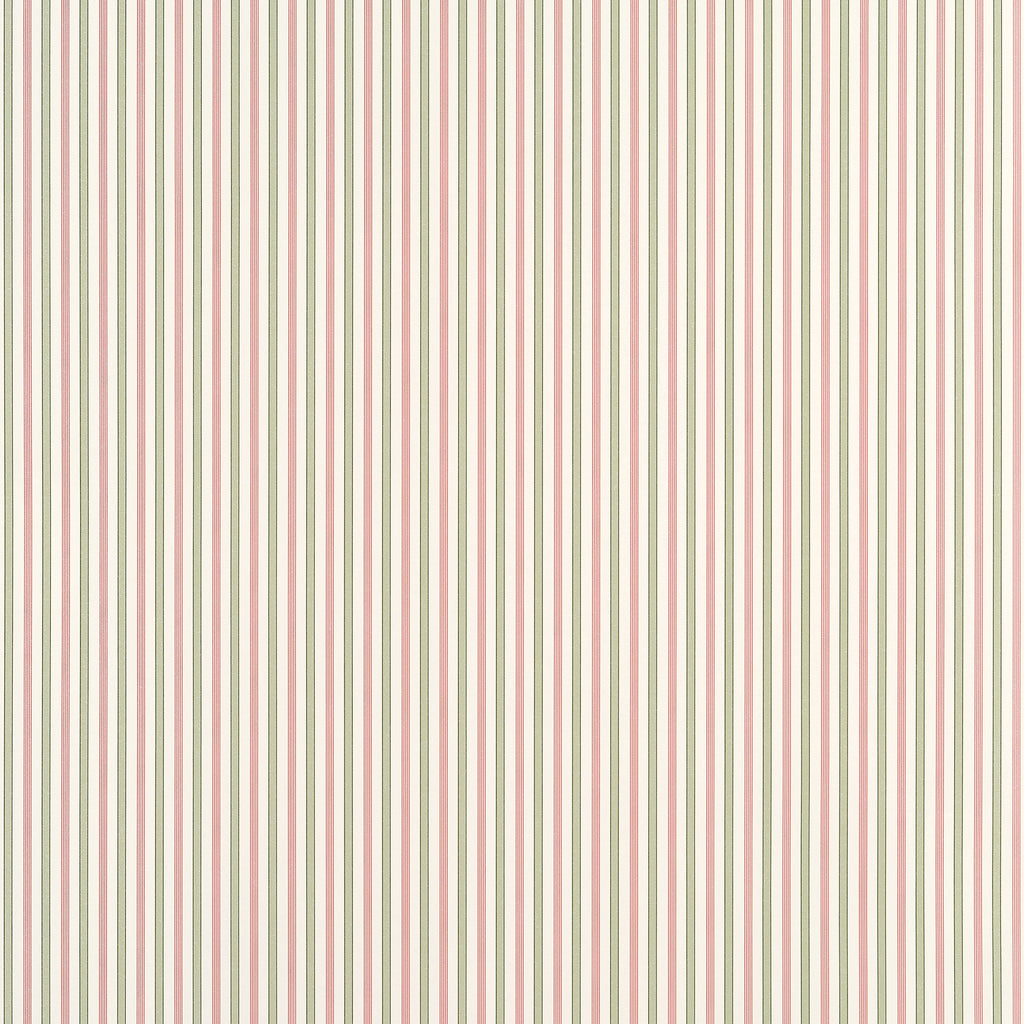 Conner Stripe Green and Pink - Pink Wallcovering | Thibaut
