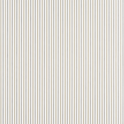 Conner Stripe Beige and Grey - Grey Wallcovering | Thibaut