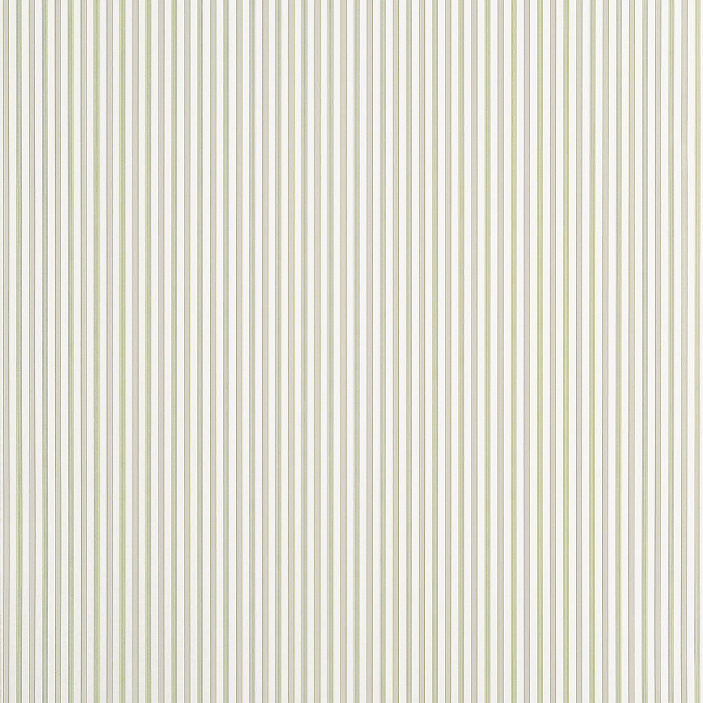Conner Stripe Green and Beige - Beige Wallcovering | Thibaut