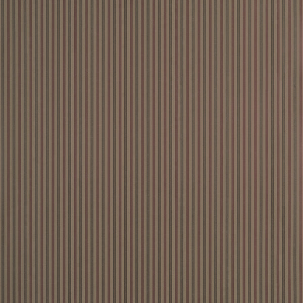 Conner Stripe Brown - Brown Wallcovering | Thibaut