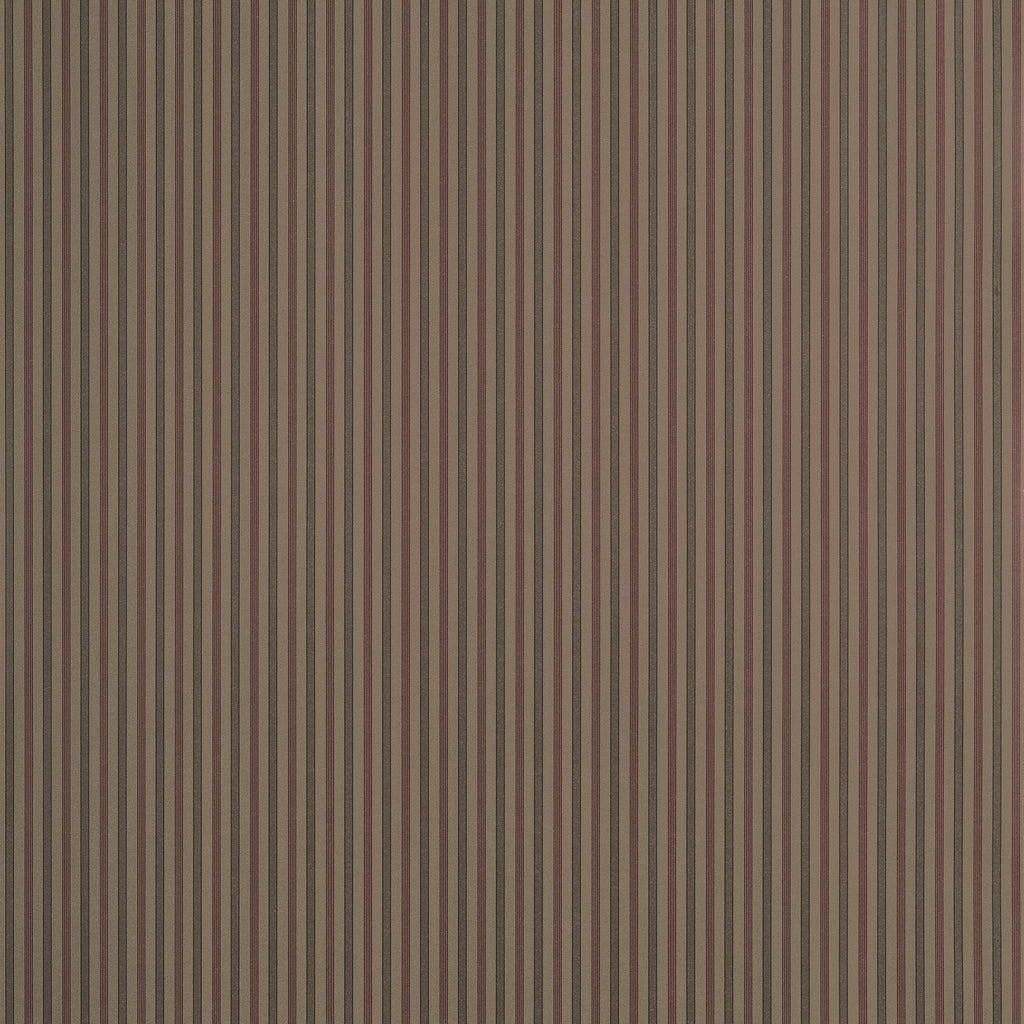 Conner Stripe Brown - Brown Wallcovering | Thibaut
