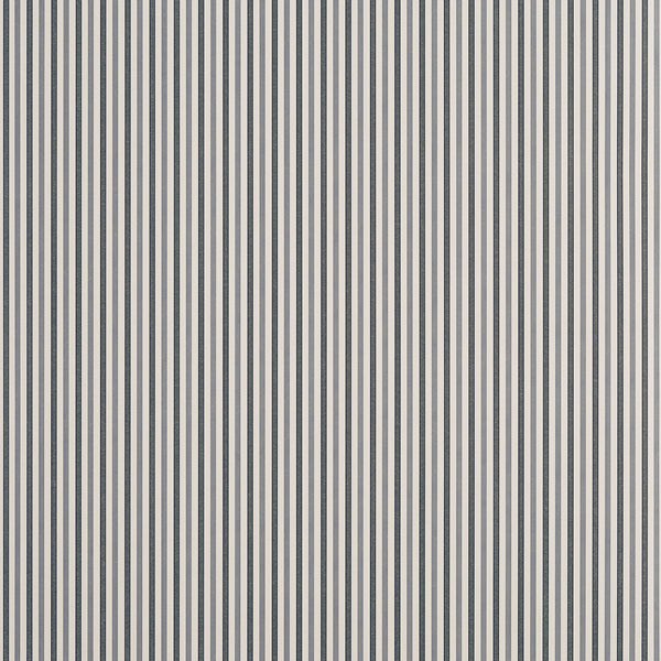 Conner Stripe Charcoal - Charcoal Wallcovering | Thibaut