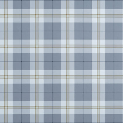 Douglas Plaid Slate - Slate Wallcovering | Thibaut