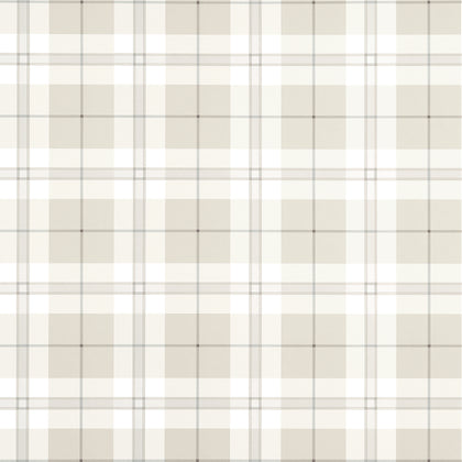 Douglas Plaid Light Beige - Beige Wallcovering | Thibaut