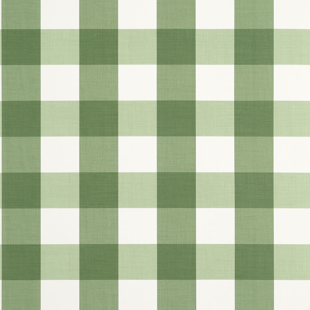 Buffalo Check Green - Green Wallcovering | Thibaut