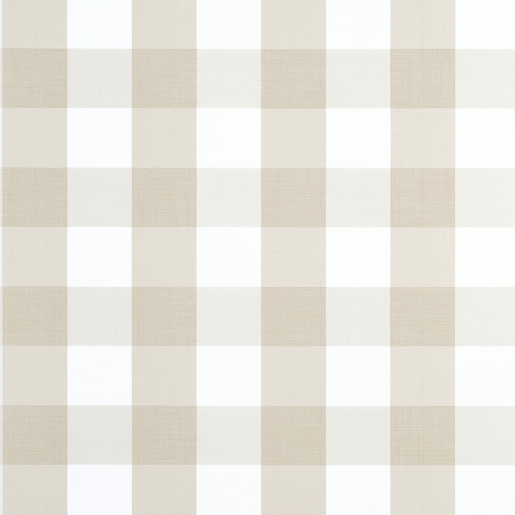 Buffalo Check Beige - Beige Wallcovering | Thibaut