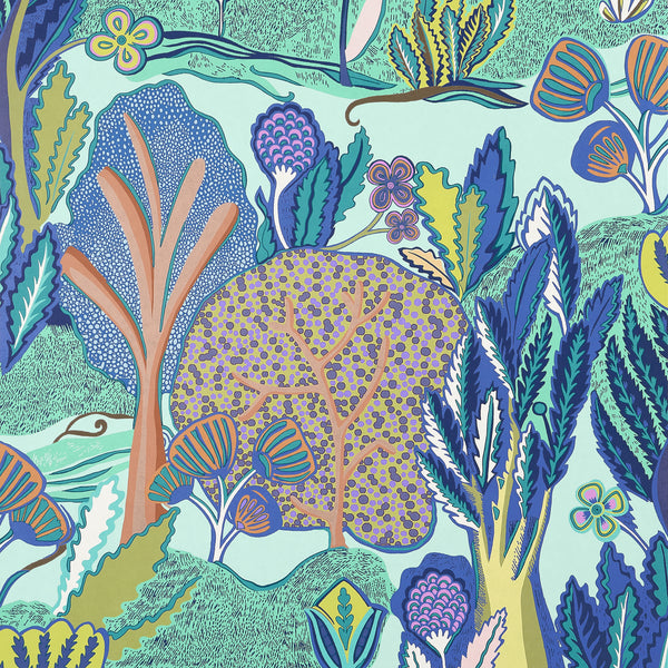 Albero Seaglass - Seaglass Wallcovering | Thibaut