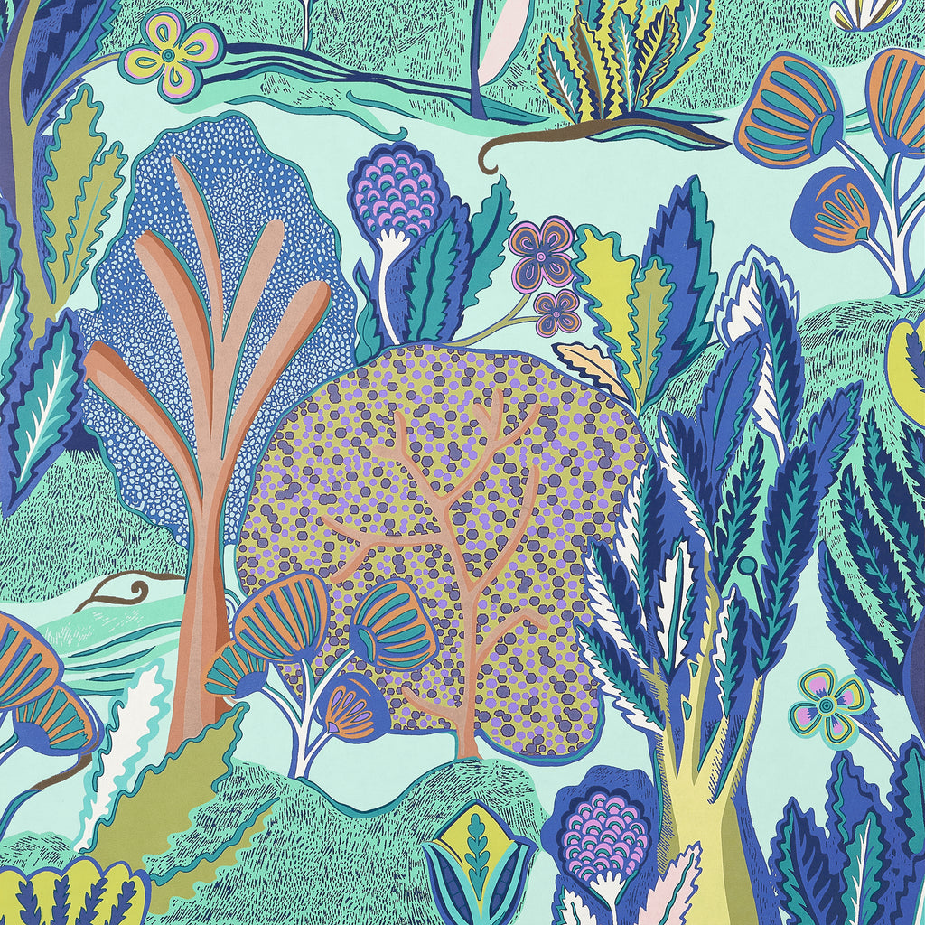 Albero Seaglass - Seaglass Wallcovering | Thibaut