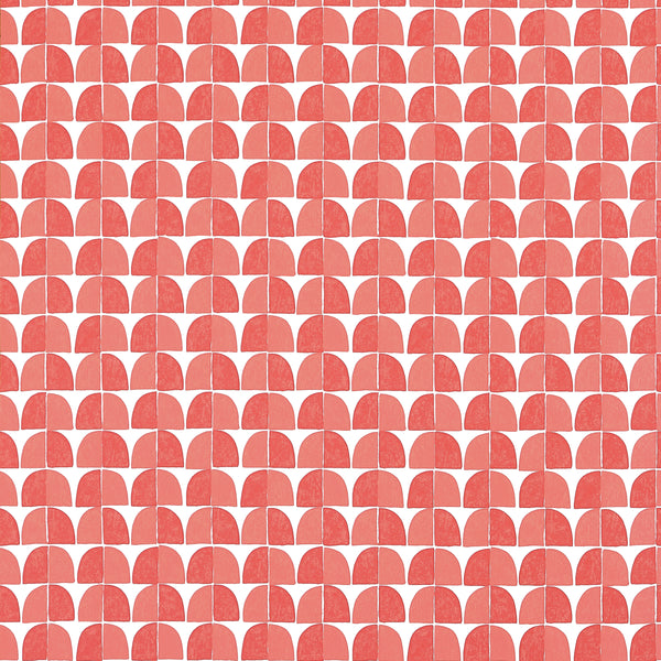 Solsbury Coral - Coral Wallcovering | Thibaut