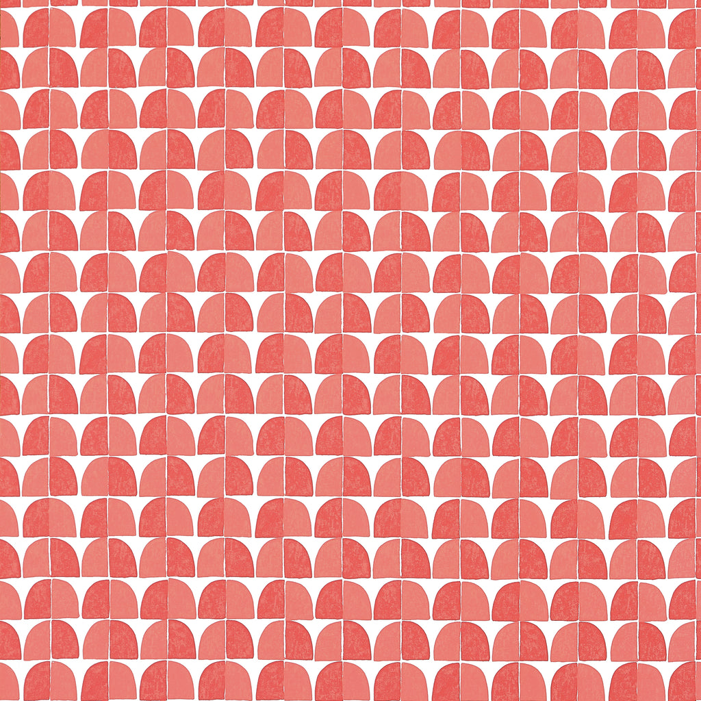 Solsbury Coral - Coral Wallcovering | Thibaut