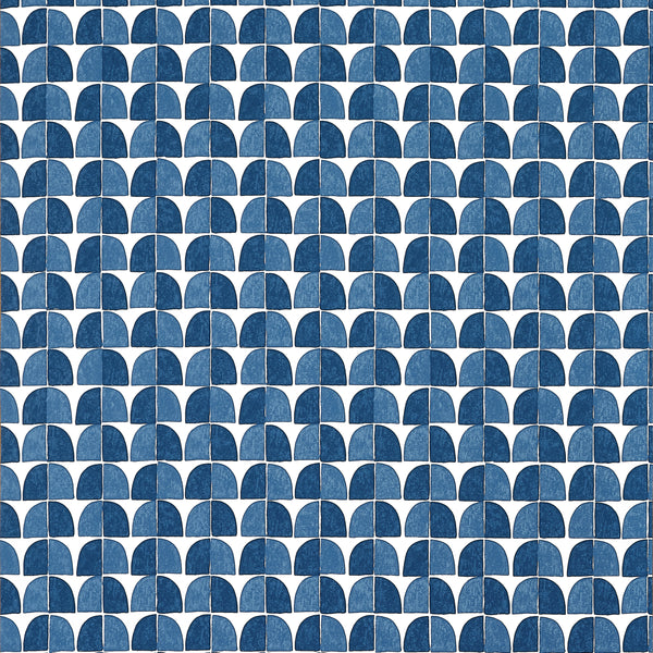 Solsbury Navy - Navy Wallcovering | Thibaut