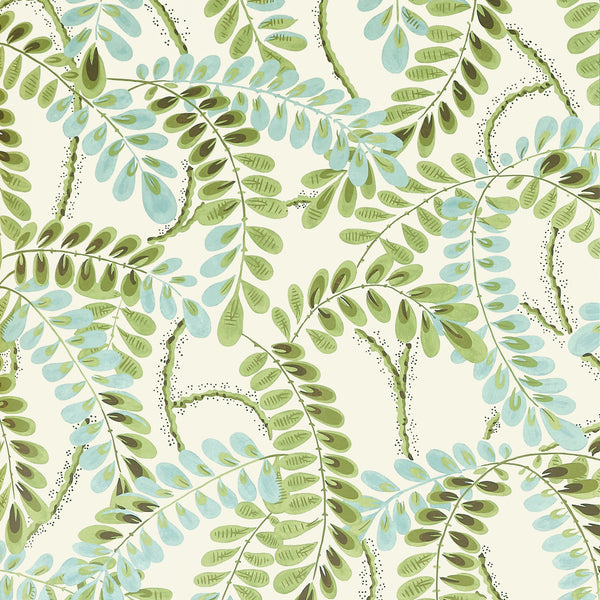 Augusta Sage - Sage Wallcovering | Thibaut