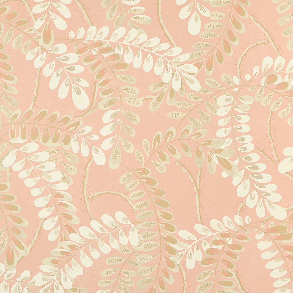Augusta Apricot - Apricot Wallcovering | Thibaut