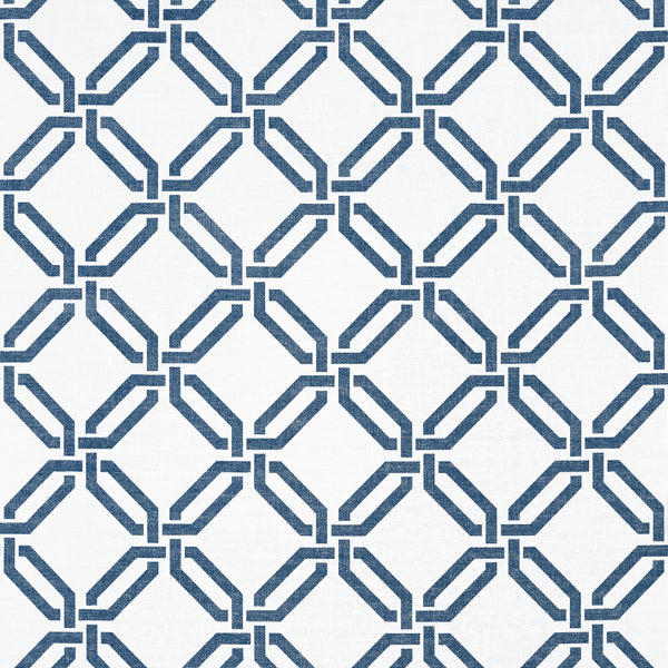 Miramar Way Navy - Navy Wallcovering | Thibaut