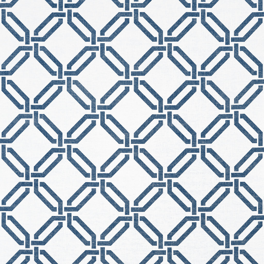 Miramar Way Navy - Navy Wallcovering | Thibaut