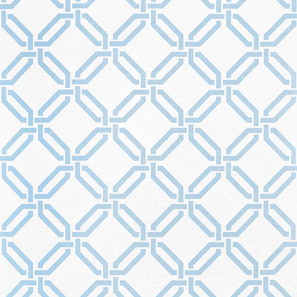 Miramar Way Light Blue - Blue Wallcovering | Thibaut