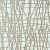 Mori, Metallic Pewter on Soft Blue