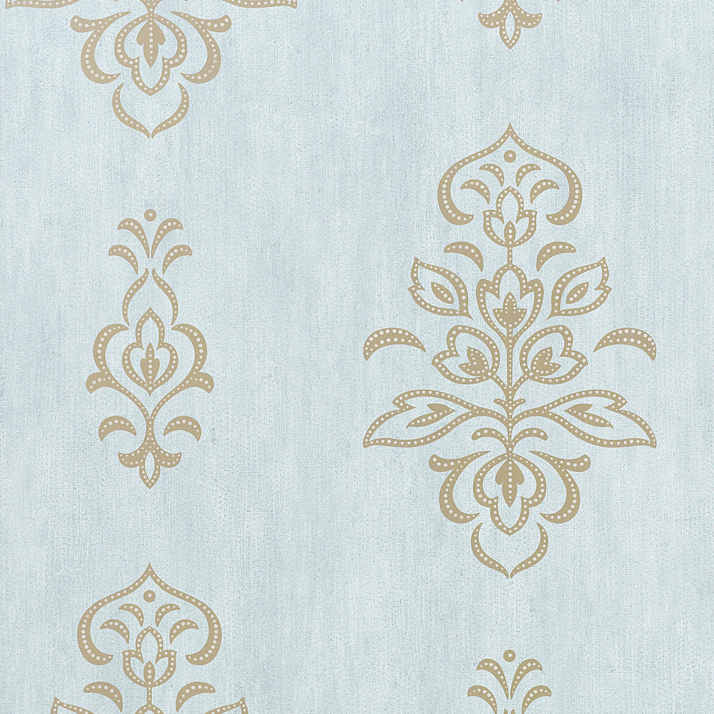 St. Barts Blue - Light Blue Wallcovering | Thibaut