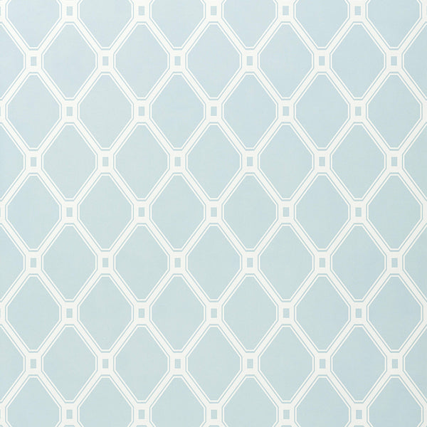Ingrid Blue - Light Blue Wallcovering | Thibaut