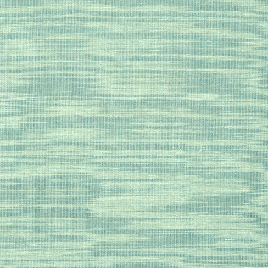 Shang Extra Fine Sisal Aqua - Seafoam Green Wallcovering | Thibaut