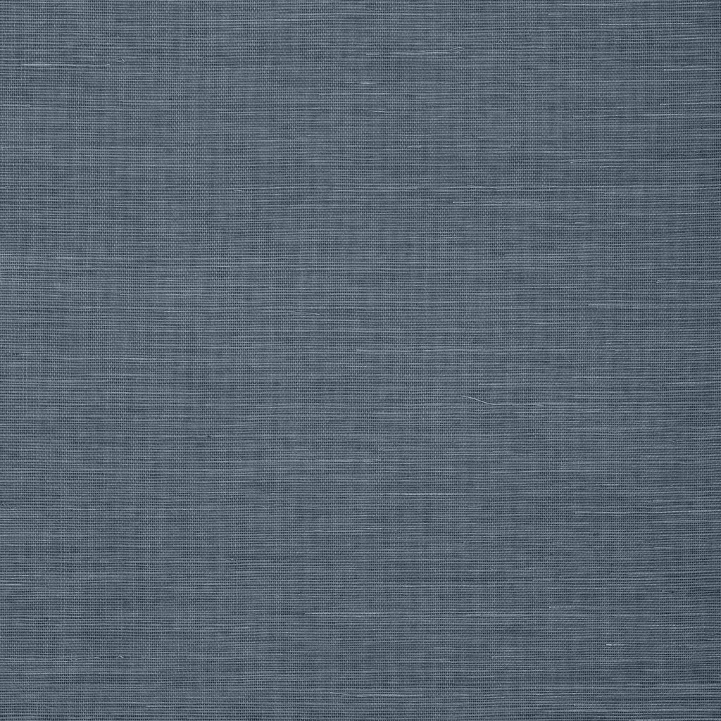 Shang Extra Fine Sisal Wedgewood Blue - Steel Blue Wallcovering | Thibaut