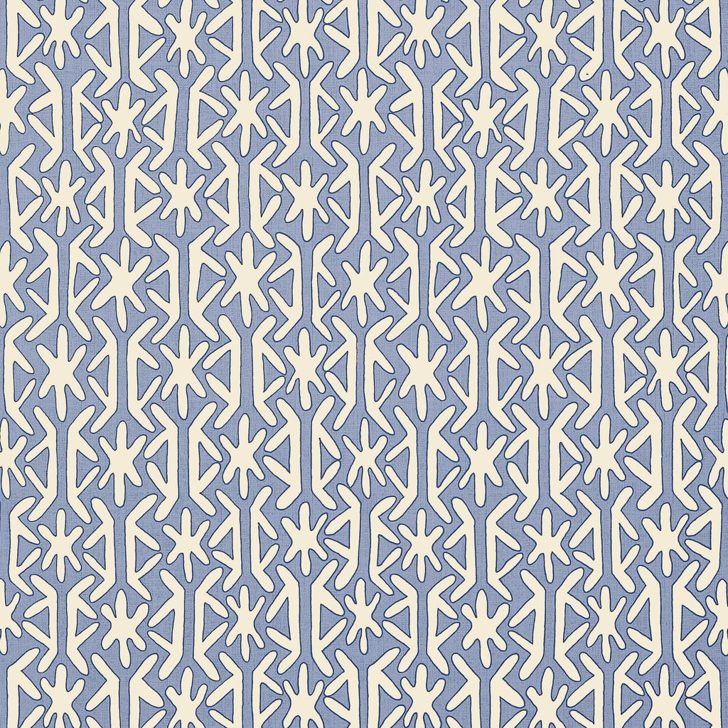 Rinca Blue - Blue Wallcovering | Thibaut