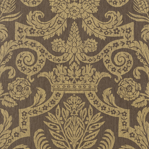 Braxton Texture Metallic on Brown Metallic on Brown — Thibaut