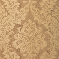 Argentina Damask, Metallic Gold Wallcoverings | Thibaut