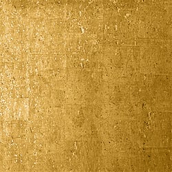 Cork Metallic Gold - Gold Wallcovering | Thibaut
