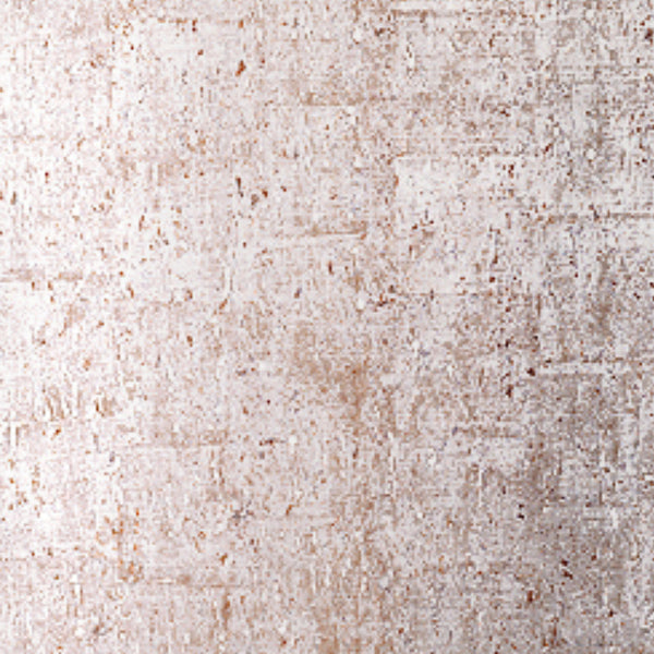 Cork Metallic Silver - Silver Wallcovering | Thibaut