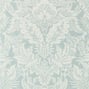 Chardonnet Damask - Aqua Wallcovering | Thibaut - Image 2