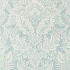 Chardonnet Damask - Aqua Wallcovering | Thibaut - Image 6