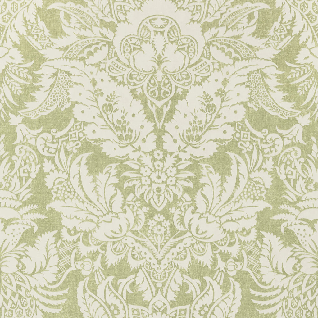 Chardonnet Damask, Spring Green