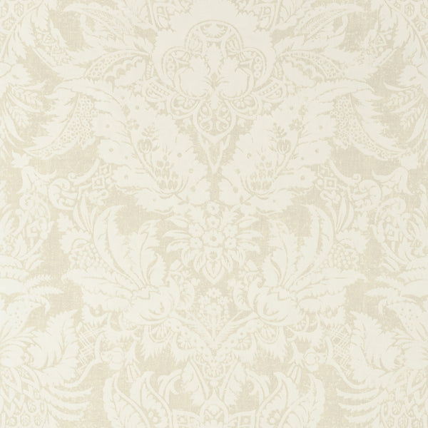 Chardonnet Damask, Cream Wallcoverings | Thibaut