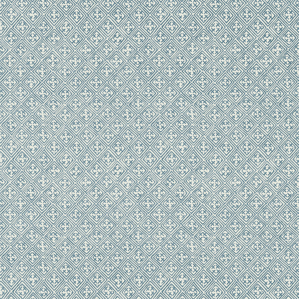 Laos, Navy Wallcoverings | Thibaut