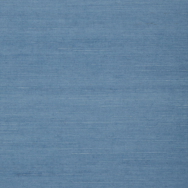 Shang Extra Fine Sisal Blue - Steel Blue Wallcovering | Thibaut
