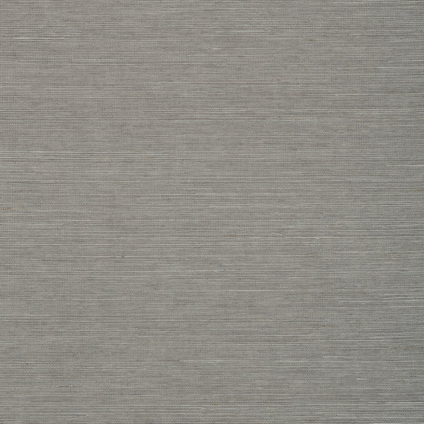 Shang Extra Fine Sisal Steel - Steel Wallcovering | Thibaut