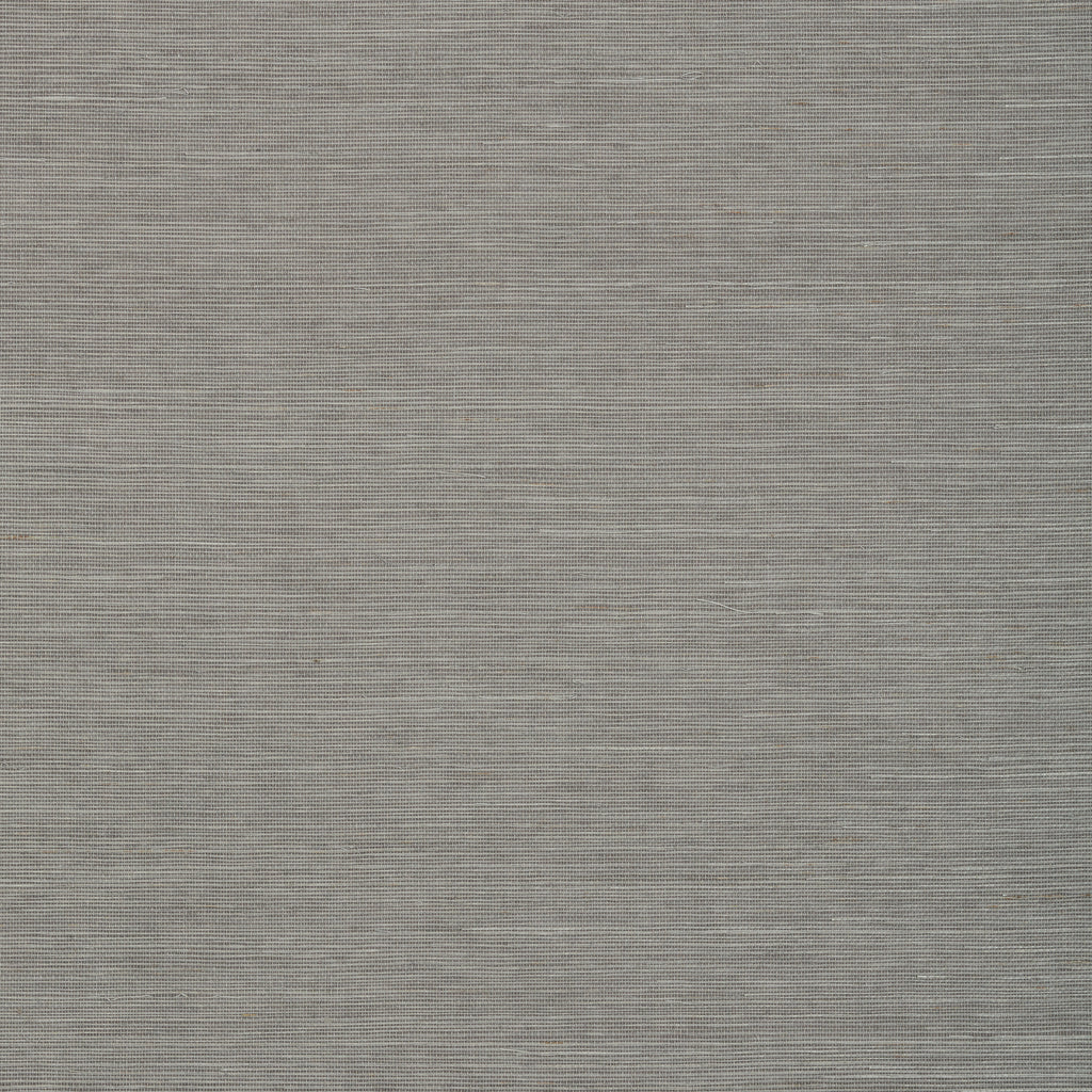 Shang Extra Fine Sisal Steel - Steel Wallcovering | Thibaut